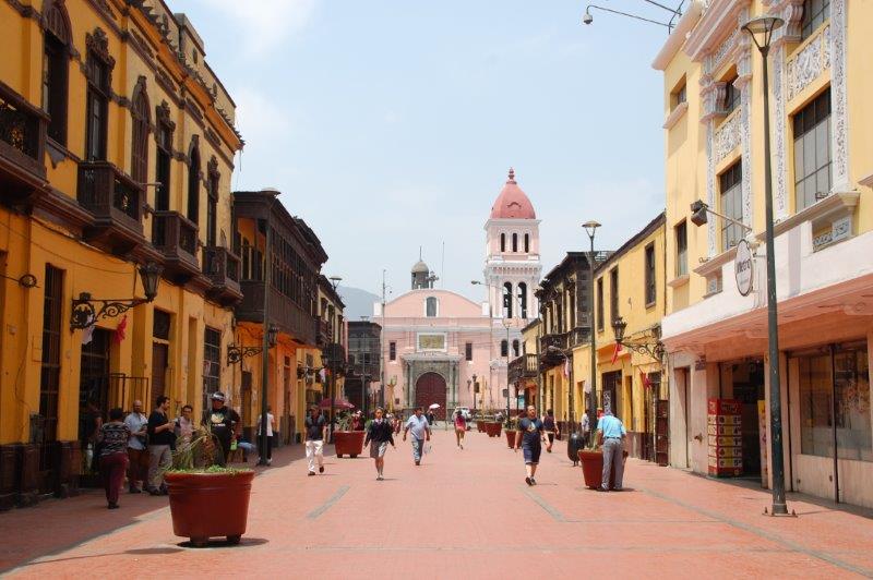 Im historischen Zentrum von Lima