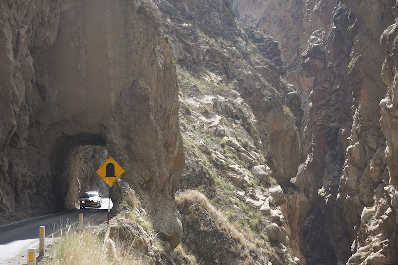 Tunnel in Peru